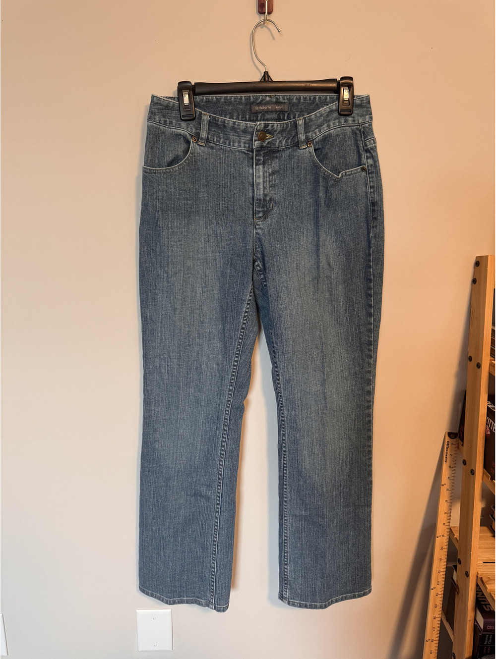 Vintage Liz Claiborne Bootcut Jeans Y2K Medium Wash Blue Denim Mid Rise 8